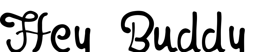 Hey Buddy Marker Font Download Free
